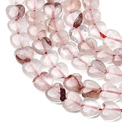 Natural Hematoid Quartz/Ferruginous Quartz Beads Strands&nbsp;G-P575-C21-6mm