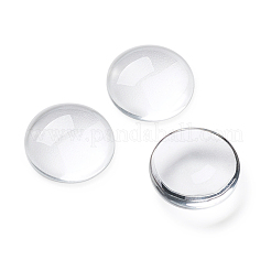 Transparent Glass Cabochons&nbsp;GGLA-CD0001-03