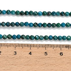 Natural Chrysocolla Beads Strands&nbsp;GG-CBA77FB-B12-3mm