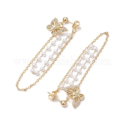 304 Stainless Steel Tassel Stud Earrings&nbsp;EJEW-JE06319