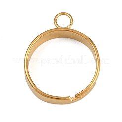 304 Stainless Steel Loop Ring Base&nbsp;LS-STAS-G363-13G-03
