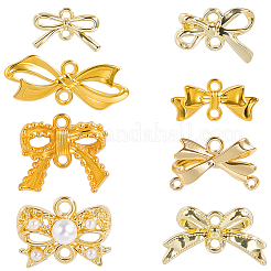 48Pcs 8 Styles Alloy Connector Charms&nbsp;FIND-SC0016-13
