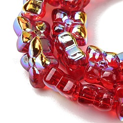 Transparent Glass Beads Strands&nbsp;GL-CBAAE04-02