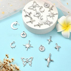 20Pcs 9 Styles Rack Plating Alloy Pendantss&nbsp;FIND-YW0005-18