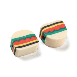 Handmade Polymer Clay Beads&nbsp;X-CLAY-E005-08
