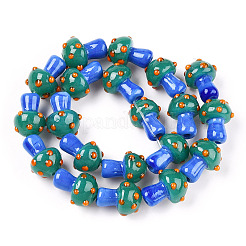 Handmade Lampwork Beads Strands&nbsp;X-LAMP-N024-09C