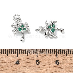 SHEGRACE Brass Cubic Zirconia Pendants&nbsp;XGRQ3K370-554P