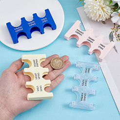 4Pcs 4 Colors ABS Plastic Japanese Yen Coin Holder Hard Case Organizer&nbsp;AJEW-HY0002-33A