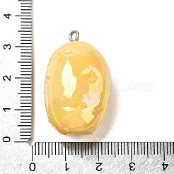 Opaque Resin Pendants&nbsp;FIND-I044-16D