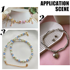 DIY Brass Cable Chains Necklaces/Bracelets Making Kits&nbsp;DIY-SP0003-14