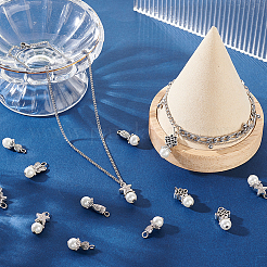6 Sets Acrylic Imitated Pearl Pendants&nbsp;FIND-AR0003-39