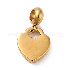 Ion Plating(IP) 304 Stainless Steel Enamel European Dangle Charms&nbsp;STAS-G308-36G-01