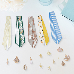 DIY Silk Scarf Necklace Making Kits&nbsp;DIY-BM0002-52