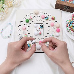 Wooden Bead Design Boards&nbsp;WOOD-WH0034-51