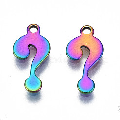 Ion Plating(IP) 201 Stainless Steel Charms&nbsp;LS-STAS-S119-137