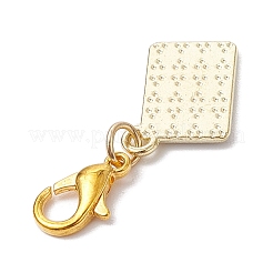 Playing Card Alloy Enamel Pendant Decoration&nbsp;HJEW-JM02607