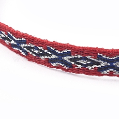 Unisex Adjustable Braided Bead Bracelets&nbsp;BJEW-J181-14A