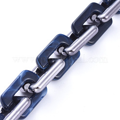 Handmade Acrylic Cable Chains&nbsp;AJEW-JB00673-02