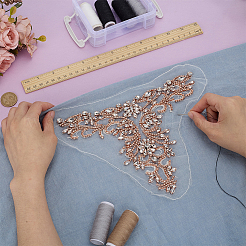 1Pc Alloy Rhinestone Ornament Accessories&nbsp;DIY-FG0008-10