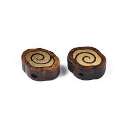 Natural Wood Undyed Beads&nbsp;WOOD-N013-008