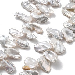 Natural Baroque Keshi Pearl Beads Strands&nbsp;PEAR-P064-02C-01A
