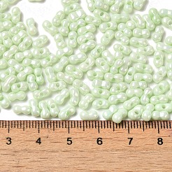 Opaque Colours Luster Glass Seed Beads&nbsp;X1-SEED-B001-01A-10