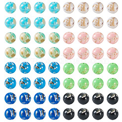 120Pcs 8 Colors Assembled Synthetic Stone and Trochus Shell Beads&nbsp;G-TA0002-31B