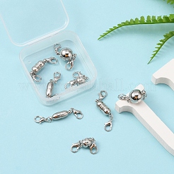 8Set 4 Style Brass Magnetic Clasps Converter&nbsp;KK-YW0001-37