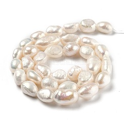 Natural Cultured Freshwater Pearl Beads Strands&nbsp;PEAR-L033-33D