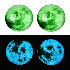 Fluorescent Glass Cabochons&nbsp;GGLA-T004-12E