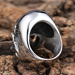 Skull 304 Stainless Steel Finger Rings for Men&nbsp;FS-WGF2445-02