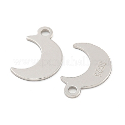 925 Sterling Silver Moon Charms&nbsp;STER-B005-35P