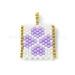 Handmade MIYUKI Japanese Seed Loom Pattern Seed Beads&nbsp;PALLOY-MZ00126