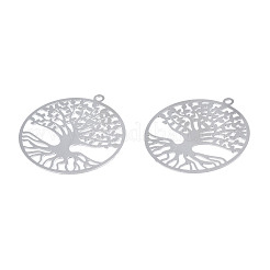 Non-Tarnish 201 Stainless Steel Filigree Pendants&nbsp;X-STAS-S118-049