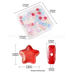 90Pcs 9 Colors Electroplate Glass Beads&nbsp;EGLA-FS0001-49