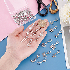 28Pcs 14 Styles Alloy Shoes Charms&nbsp;HJEW-PH02015
