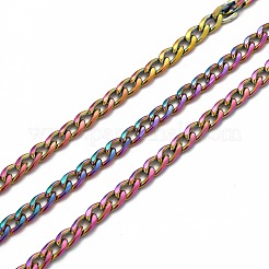 Ion Plating(IP) 304 Stainless Steel Cuban Link Chains&nbsp;CHS-H009-33MC