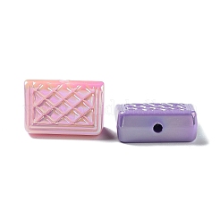 UV Plating Iridescent Acrylic Beads&nbsp;X-MACR-D032-11