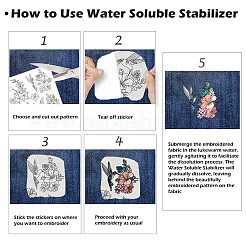 11.6x8.2 Inch Stick and Stitch Embroidery&nbsp;DIY-T003-01