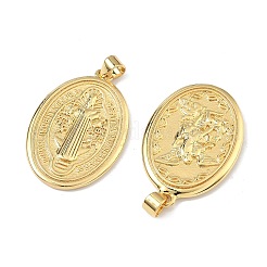 Religion Brass Pendants&nbsp;KK-Z153-03G