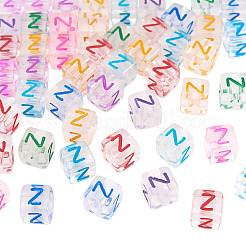 50Pcs Acrylic European Beads&nbsp;MACR-TADJ0001-13Z