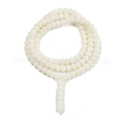 Natural Bodhi Root Beads Strand&nbsp;WOOD-B010-B02-7x9mm