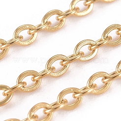 304 Stainless Steel Cable Chains&nbsp;CHS-R002-0.6mm-G