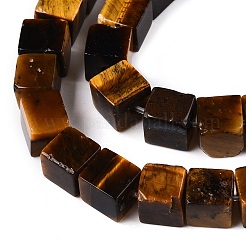 Natural Tiger Eye Beads Strands&nbsp;G-T139-6x6-29A