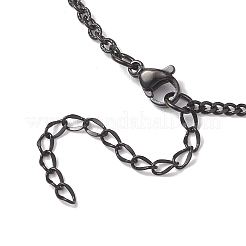 304 Stainless Steel Cable Chain & Curb Chain Slider Necklace Making&nbsp;AJEW-JB01534