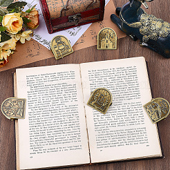 Brass Book Holder&nbsp;AJEW-WH20138-028
