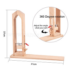 New Leather Retaining Clip Wood Tools&nbsp;TOOL-WH0032-01