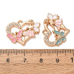 Alloy Enamel Pendants&nbsp;RB-CBAA987-22KCG