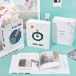 4 Book 4 Patterns Cardboard Cover Interstitial Album Book&nbsp;AJEW-CP0005-38