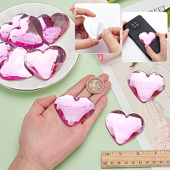 10Pcs Flat Back Acrylic Rhinestone Cabochons&nbsp;OACR-FG0001-22A